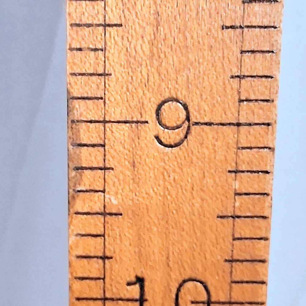 Stanley 34v 1940's Era Vintage Rare Collectible Maple 24" Vertical Ruler - Picture 5 of 12